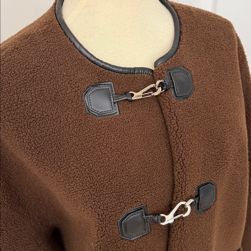 Rebecca Minkoff Shearling Toggle Jacket - Picture 4 of 10